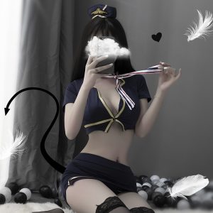 火辣性感空姐制服诱惑套装