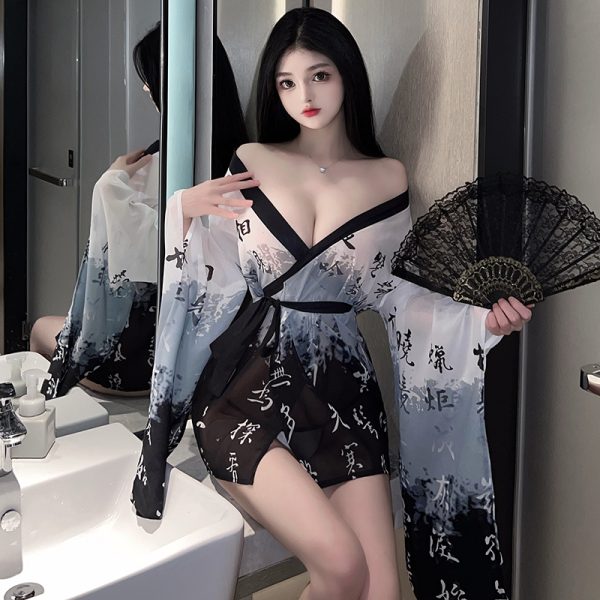 日系和服古风汉服浴袍睡衣制服套装