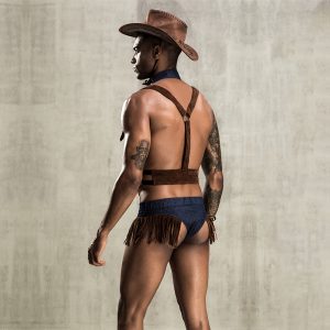 JSY男士牛仔服欧美个性情趣制服诱惑 - 图片 6