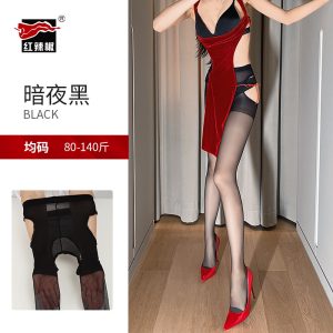 情趣丝袜女四面开裆免脱性感诱惑打底连裤袜激情丝袜 - 图片 2