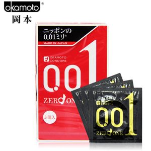 冈本001日本原装安全套3只装