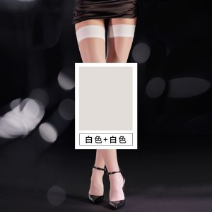 过膝极光马油袜丝滑长筒黑丝 - 图片 5