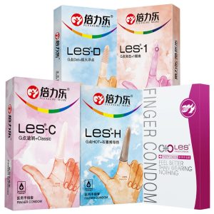 倍力乐LES女同专用手指安全套
